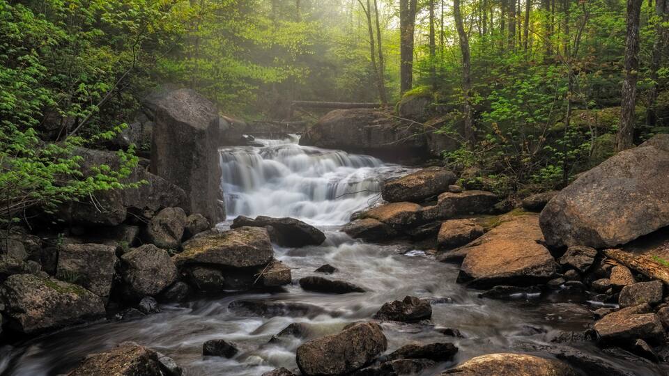 Whiskey Brook Falls Speculator New York, Adirondacks