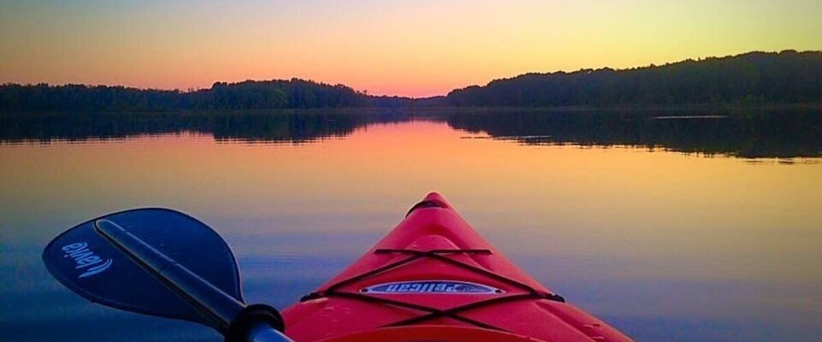 morning kayak ride.