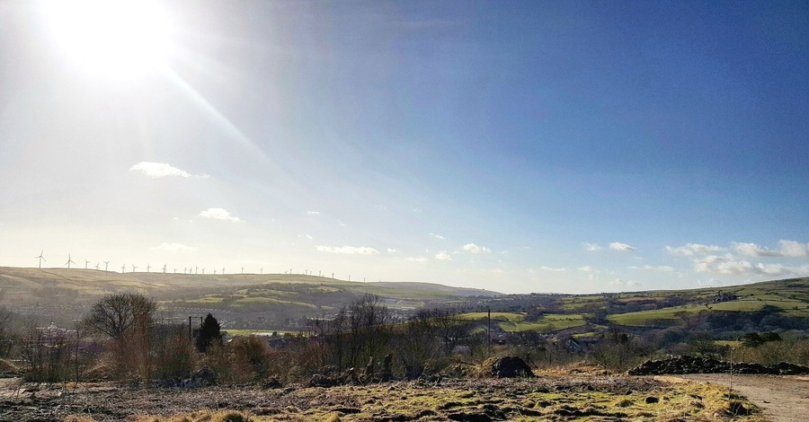 Nice to see the sun at last in #wales