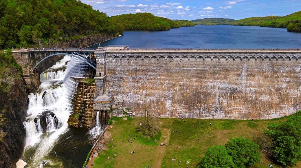 The Croton Gorge Water Falls in Westchester County, New York