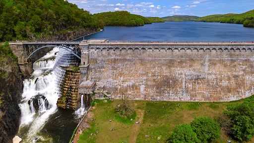 The Croton Gorge Water Falls in Westchester County, New York