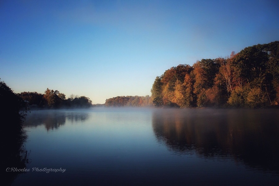 Early morning on the Wallkill river