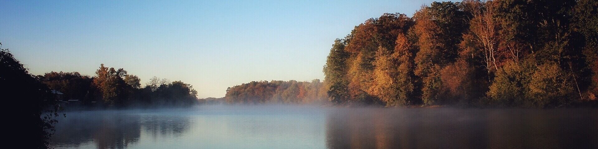 Early morning on the Wallkill river
