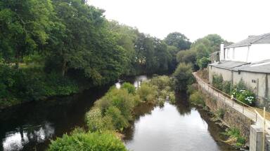 Eume river from Ponte Vella bridge in en:As Pontes de García Rodríguez