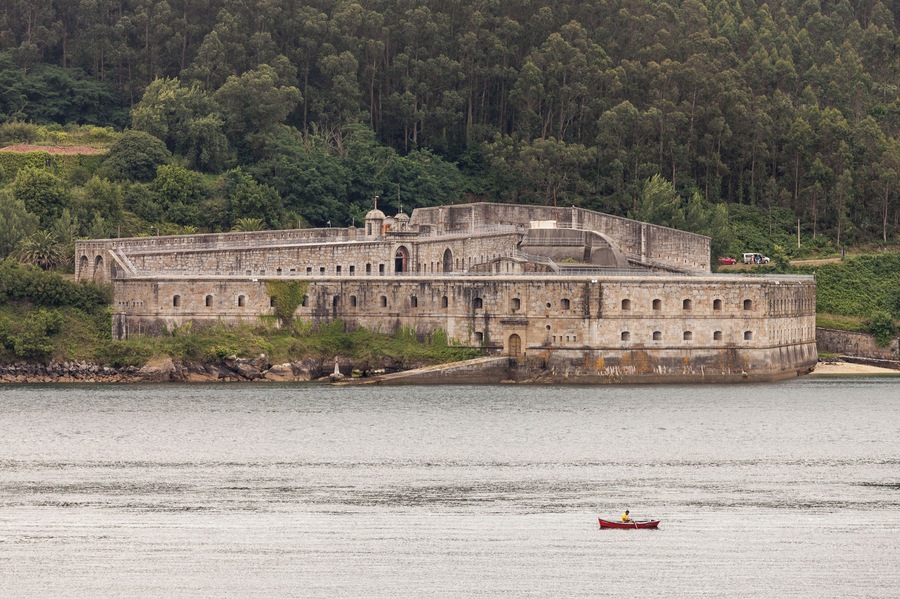 Castle of Palma, Mugardos, Galicia (Spain).