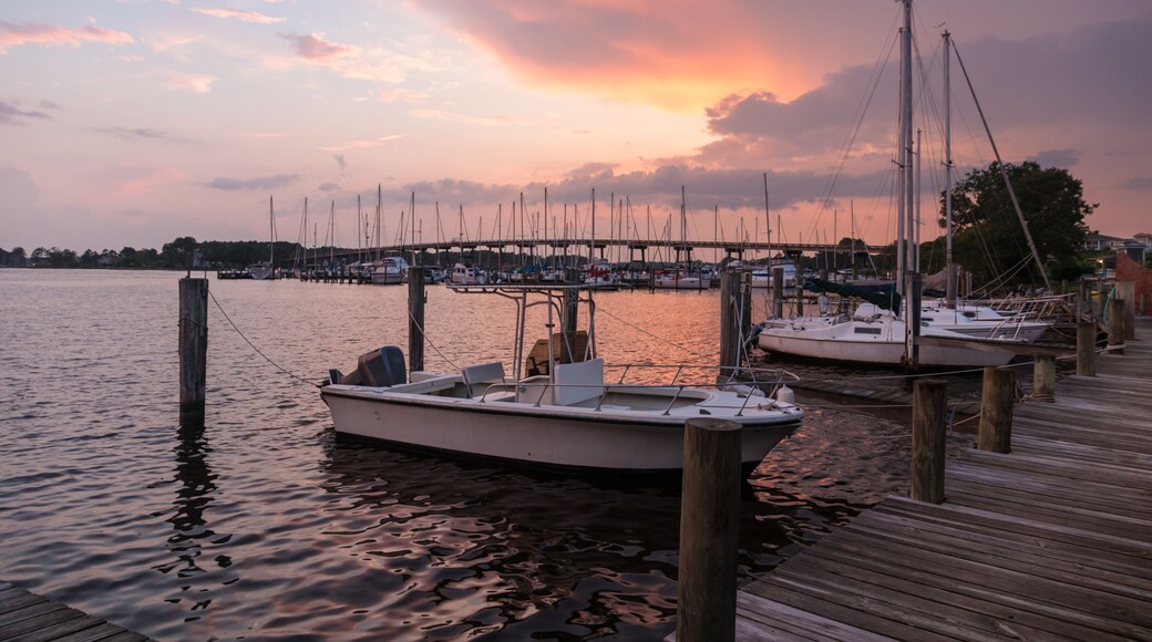 Sunset over Oriental, North Carolina
