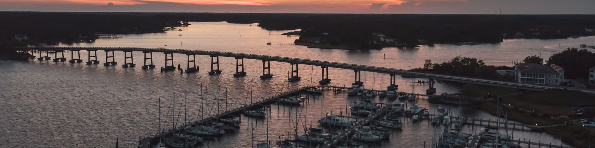 Sunset in Oriental, North Carolina