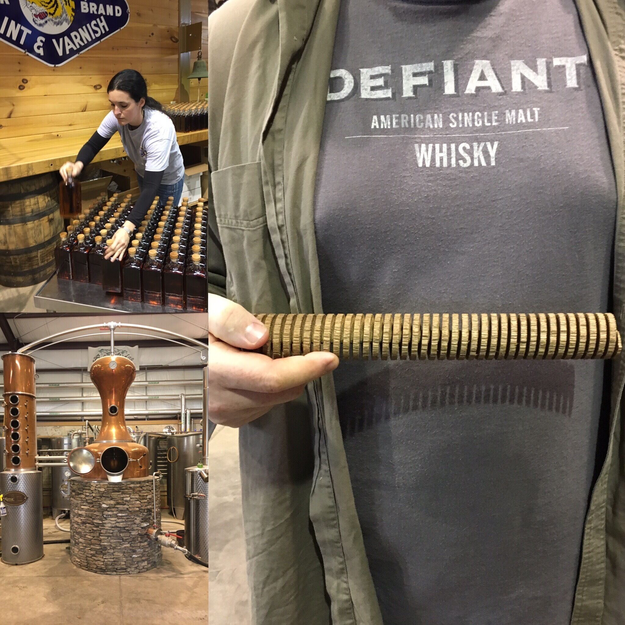 Defining whiskey in new innovative ways-Defiant. I'm not a whiskey guy, but I appreciate a good business way out there, literally. 