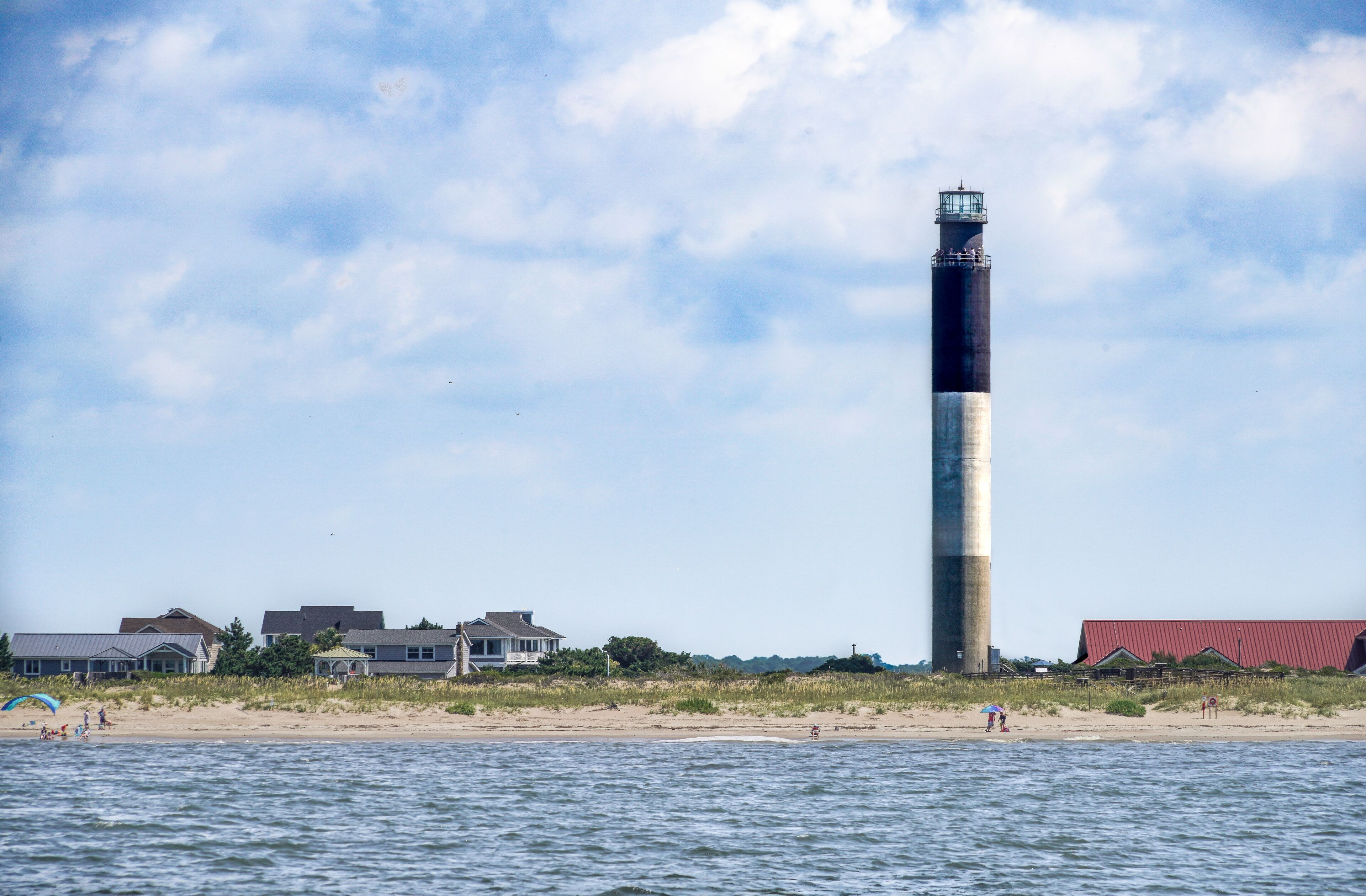 Oak Island Lighthouse near Caswell Beach, North Carolina