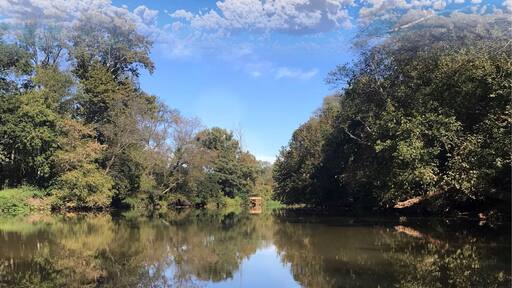 This is your launch. For a very quiet peaceful tranquil kayak journey