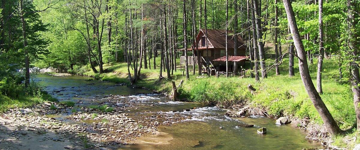 Once a dirt road, is now paved and runs from just outside Boone straight down through beautiful mountain scenery to Darby.
