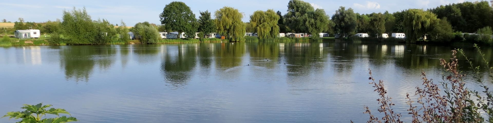 Yarwell Mill Caravan Site - August sunshine - 2012