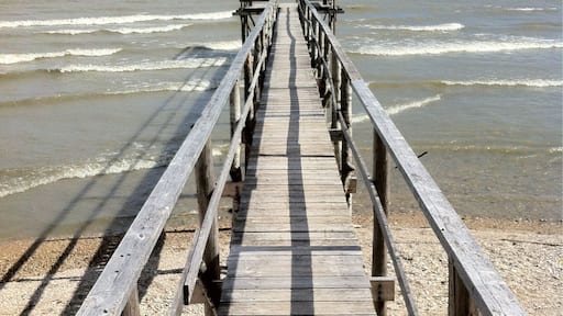 Piers at Lake Winnipeg Beaches.