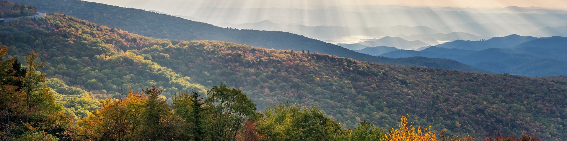 Autumn Morning light on the Blue Ridge Parkway