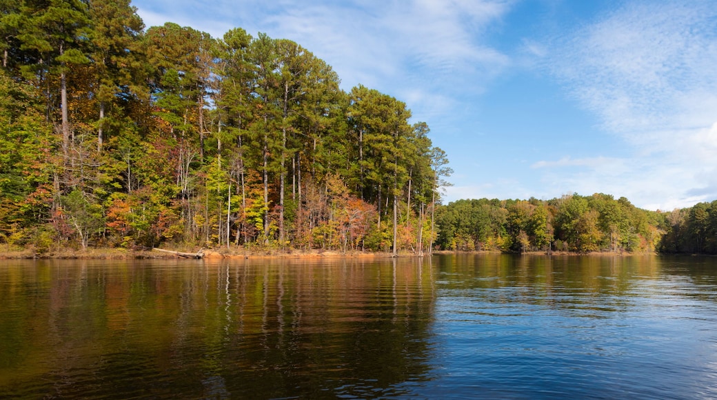 North Carolina lake in the early fall