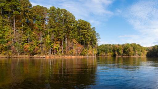 North Carolina lake in the early fall