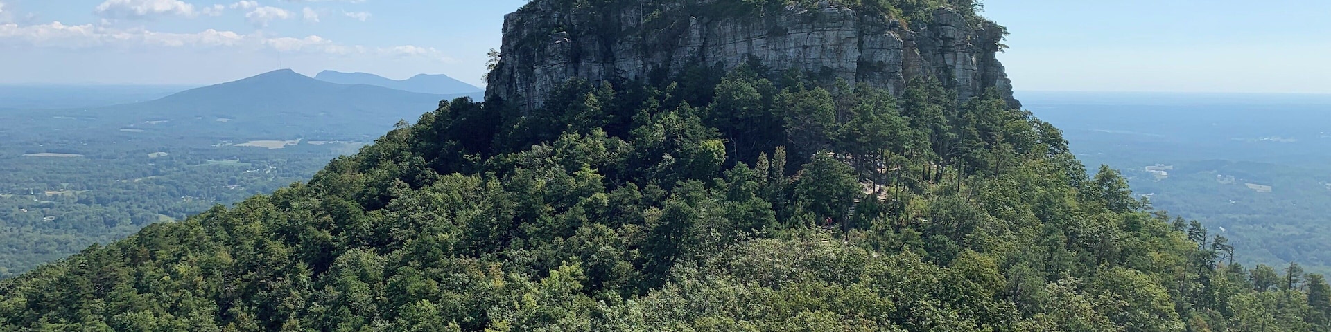 Pilot Mountain overlook with 360 views. #adventure