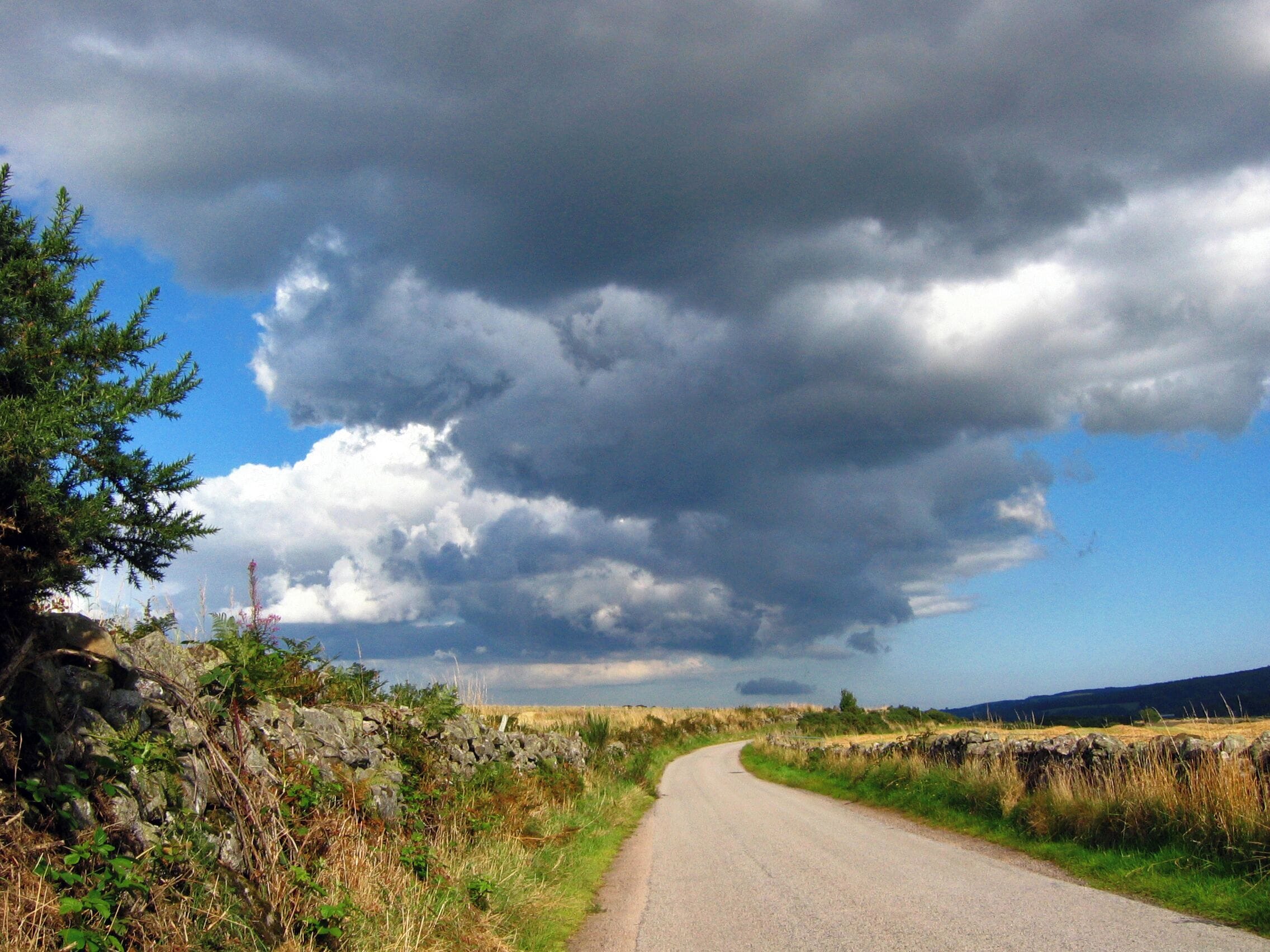 Rain clouds over Coalford