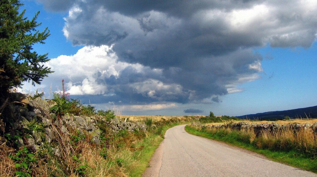 Rain clouds over Coalford