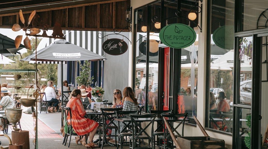 Crows Nest which includes cafe lifestyle, outdoor eating and street scenes