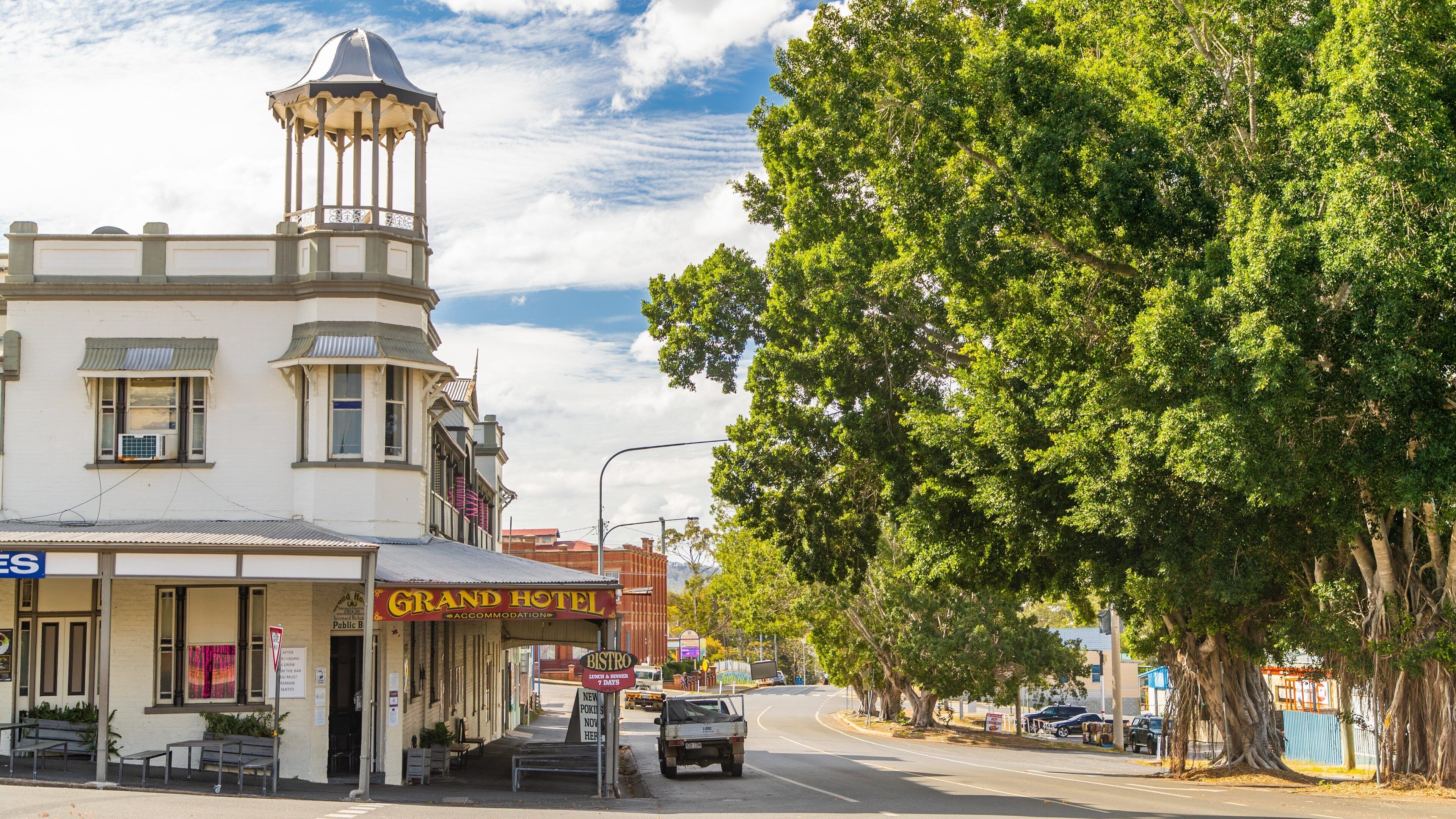 Mount Morgan which includes a small town or village