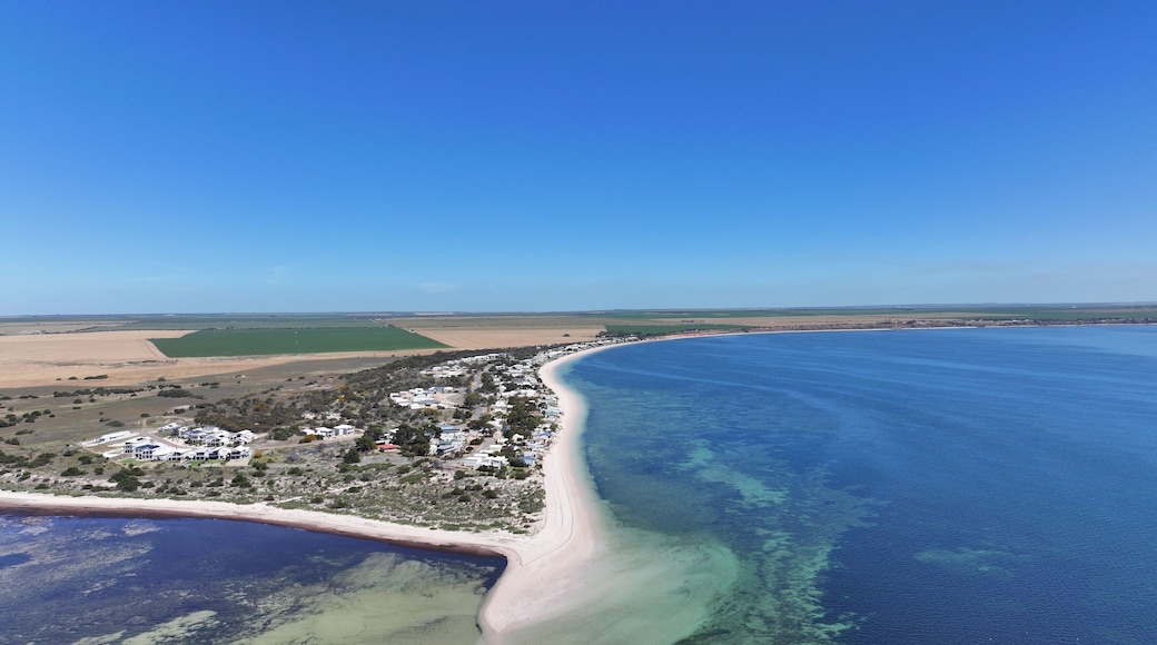 Aerial footage of Black Point South Australia