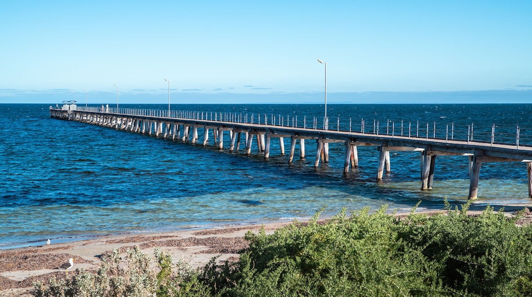 Marion Bay jetty on a day, Yorke Peninsula, South Australia