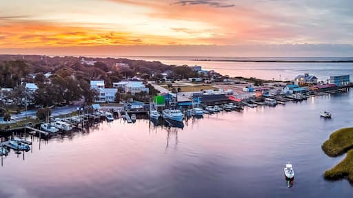 Southport North Carolina Seaport view