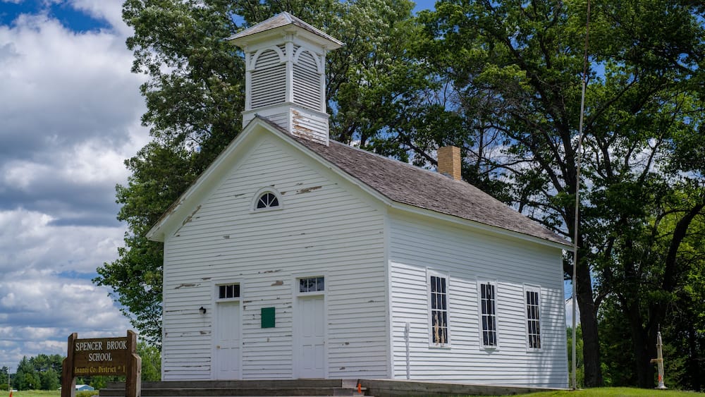 one room schoolhouse, spencer brook