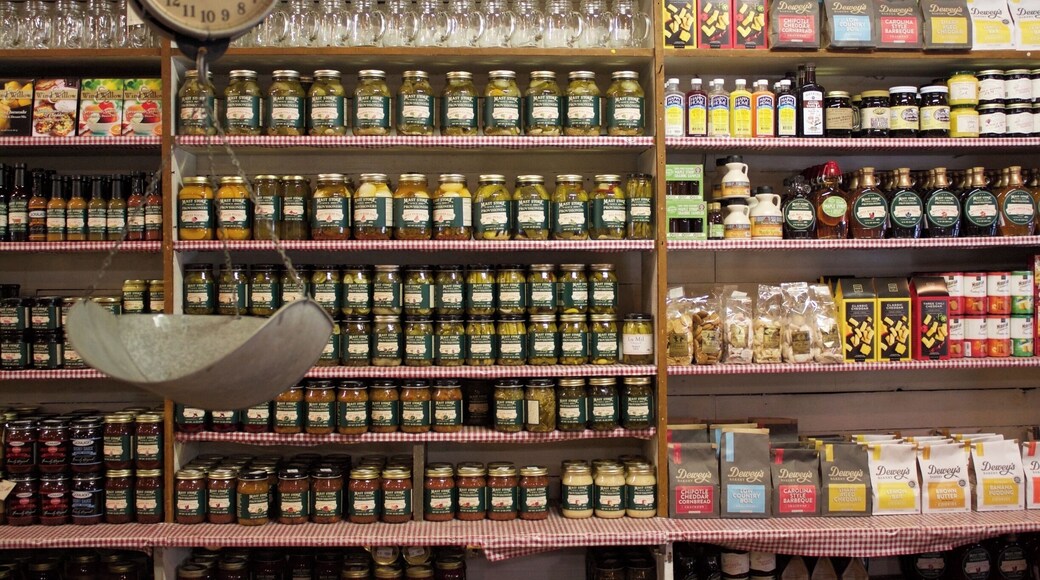 This picture was taken in the Original Mast General Store in Valle Crucis. This is probably my favorite photo for this project because I had never been to this store before. I have only been to the new Mast General Store on King Street., but you could feel the history and authenticity in the original store. I was immediately drawn to this wall as I walked through the store because I love how all of the jars are perfectly aligned, and I like the old scale that is hanging from the ceiling. As I walked through and explored the store I tried to imagine how what opening day was like for the store and for the people of Appalachia. I wonder if the owner knew that this 1883 store would be such a historic figure for the people of Boone and such a tourist attraction. #appalachianechoes