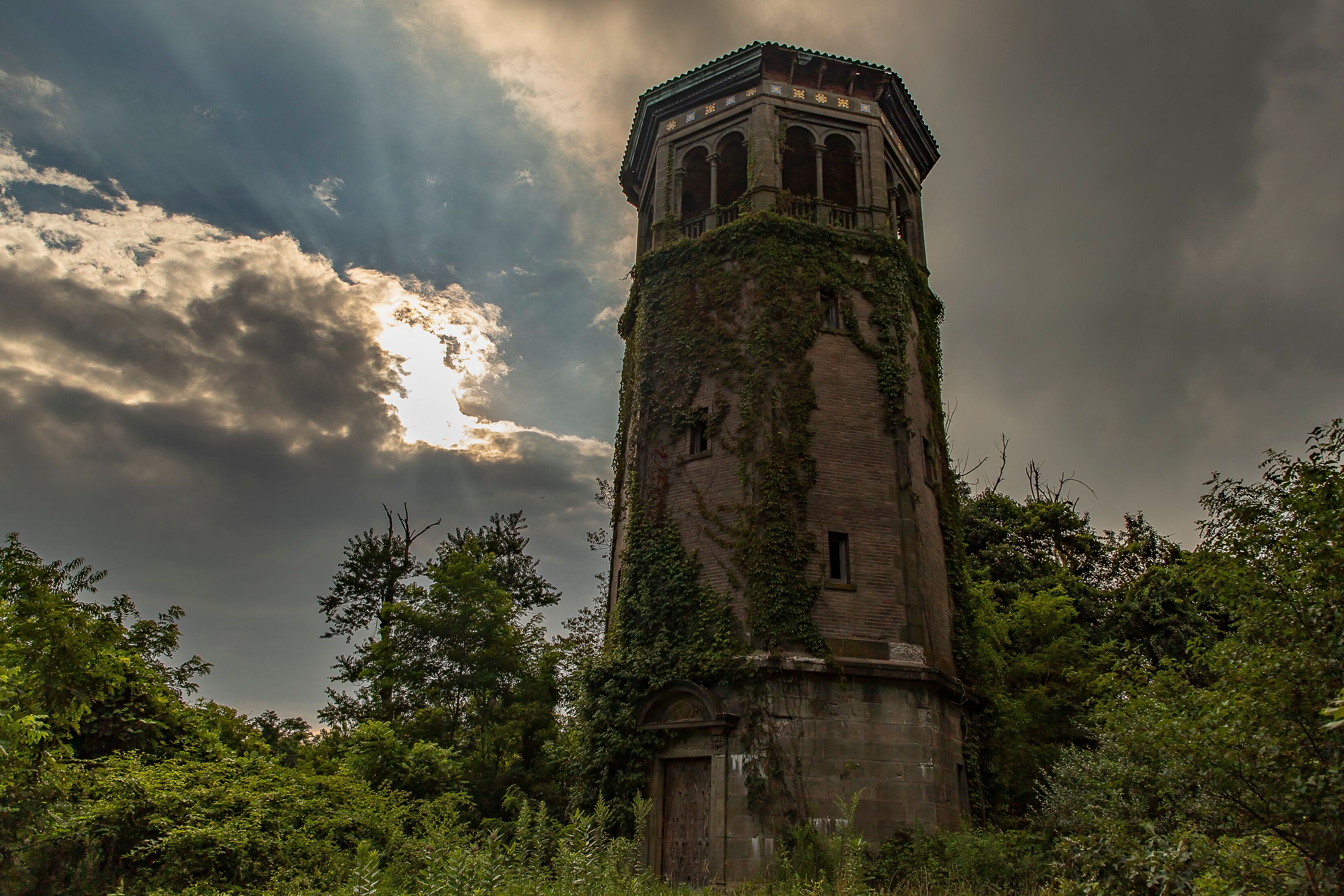 Watertower at Swannanoa Mansion in Afton, VIrginia