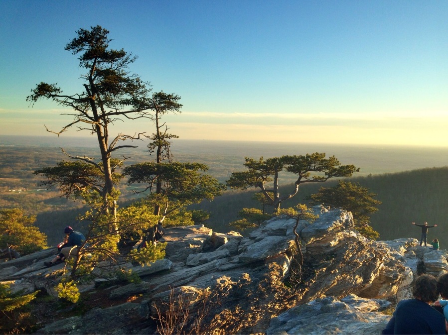 Perfect hike to start the new year. #blueridgemountains #northcarolina