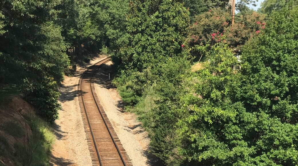Right over the bridge from where this was taken is an awesome brewery called Dreamchaser. If you go there ask for the yard breather IPA
