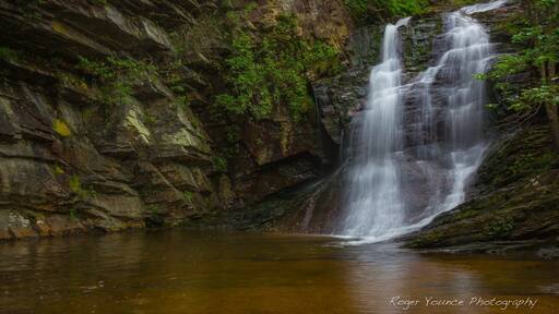 Lower Cascade Falls at Hanging Rock State Park