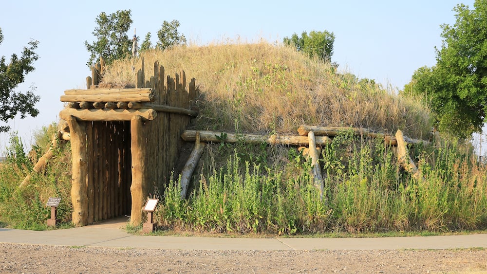 Knife River Indian Villages National Historical Site in North Dakota, USA