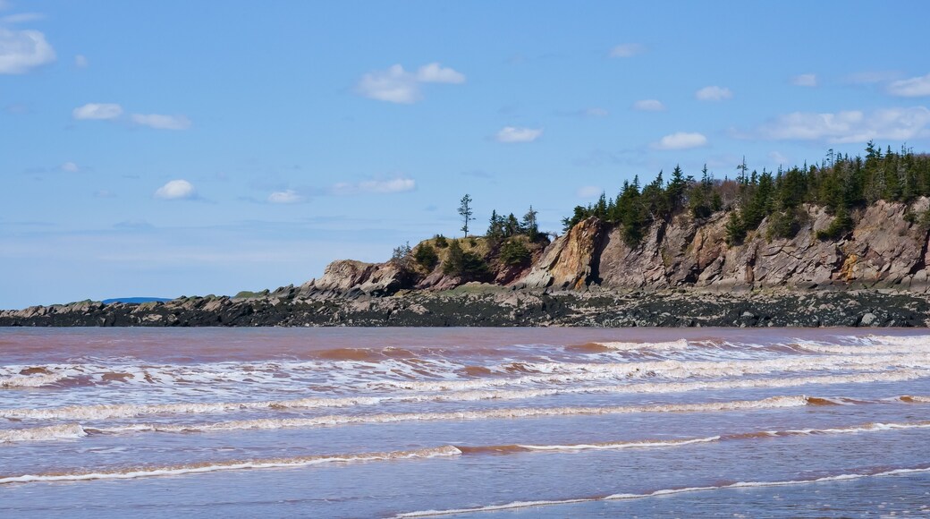 Pebble beach at Cape Enrage NB Canada