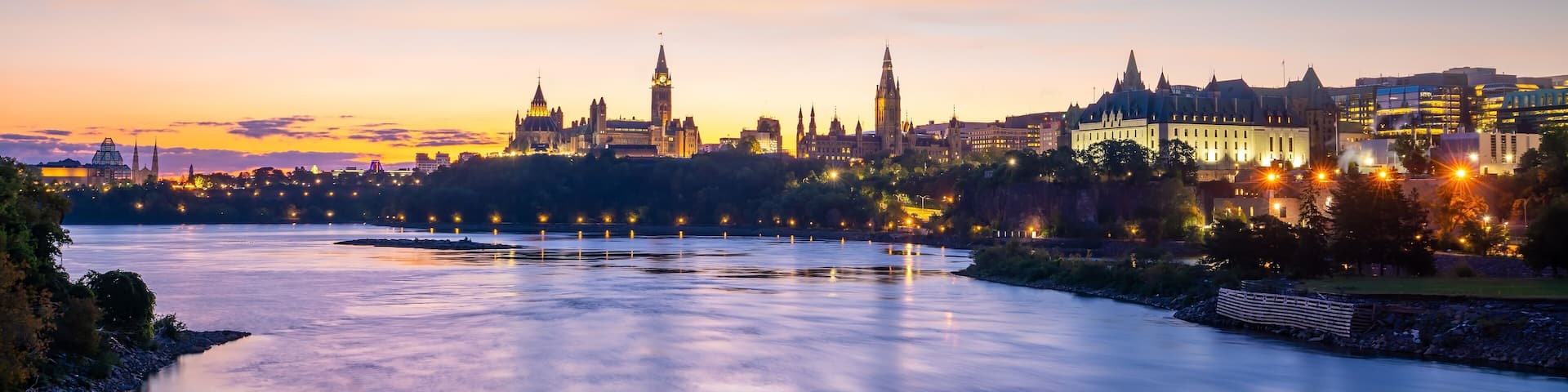 Parliament Hill in Ottawa, Ontario, Canada