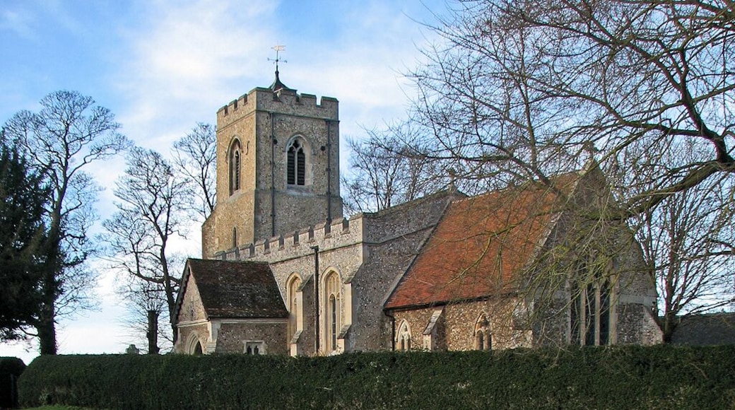 Parish church of St Michael and All Angels, Abington Pigotts, Cambridgeshire, seen from the east