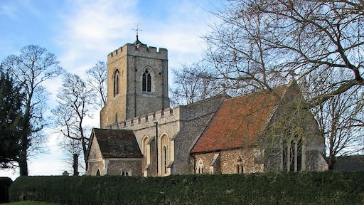Parish church of St Michael and All Angels, Abington Pigotts, Cambridgeshire, seen from the east