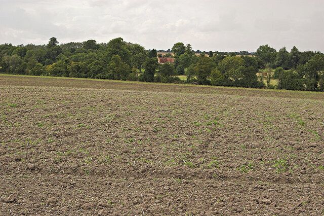 Down Hall. The house in the distance is Down Hall. The shot shows the house surrounded by its own Park making any other view very difficult.
