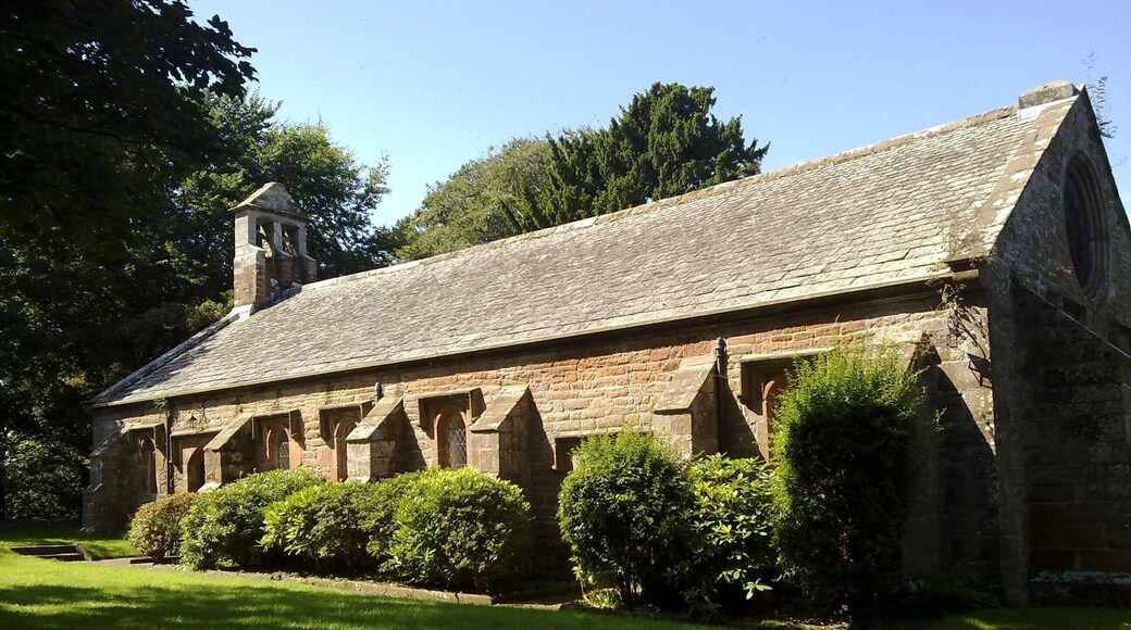 St Wilfrid's chapel, Brougham, Cumbria (formerly Westmorland), seen from the southeast