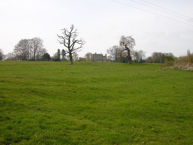 Bourton Hall Looking across farmland towards Bourton Hall which is now a Business Centre.