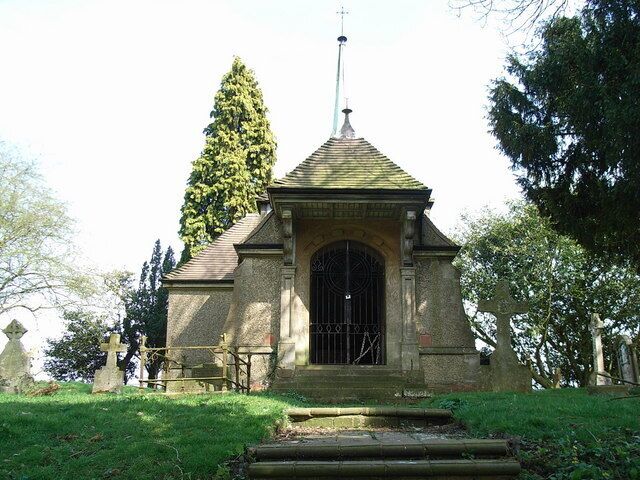 Denbigh Family Memorial Chapel, Monk's Kirby A memorial chapel in Monk's Kirby Cemetery, built in honour of the Denbigh family.
