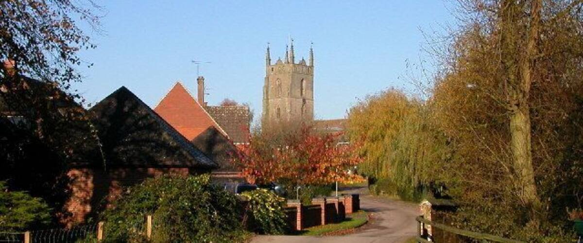 Monks Kirby. Lane into Village from Bell Inn