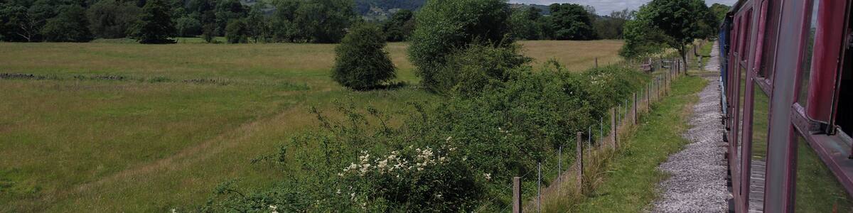 Onboard a Peak Rail train, hauled by class 31 diesel loco 31270, headed north through Hackney.