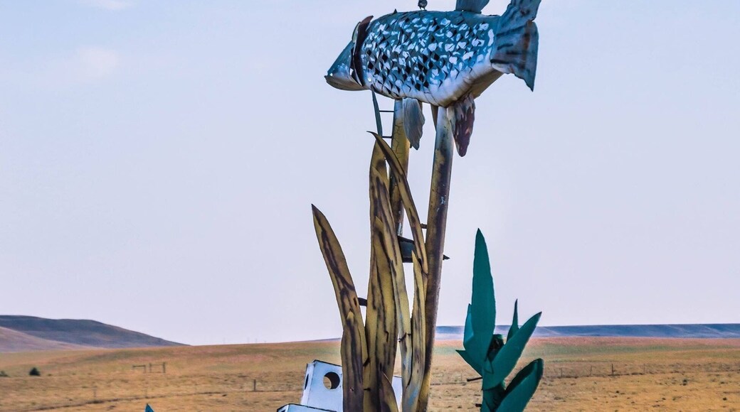 Fisherman's Dream (2006). Another great metal sculpture along the road