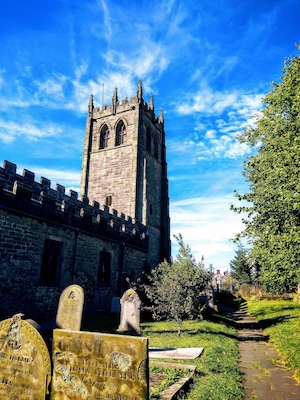Standing Proud in the village of Youlgrave, All Saints Church