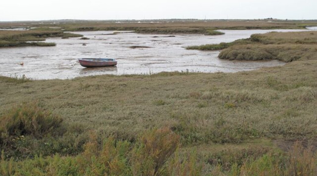 Mud and marshes at Brancaster Staithe