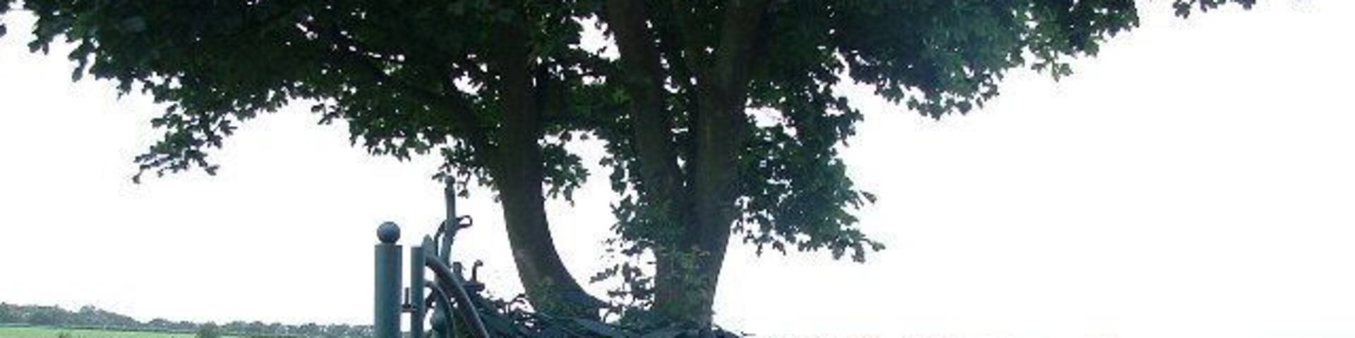 Ornate Gateway on the Kirklees Way.