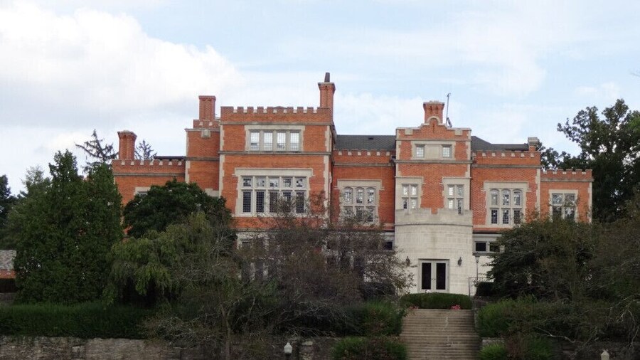 The back view of Jeffrey Mansion in Bexley, OH. Over 100 years ago, Jeffrey Mansion was built as the residence of industrialist and early Columbus City Mayor Robert Jeffrey. Jeffrey served as mayor from 1903-1905 and willed his home to the city of Bexley in 1941. Today the mansion and surrounding grounds are a city park. There is a ghost story attached to the mansion stating that Jeffrey hung himself in his home before granting the city rights to his property. However, records list Jeffrey’s death occurring in October of 1961, a full 20 years after bestowing his home upon the city.
